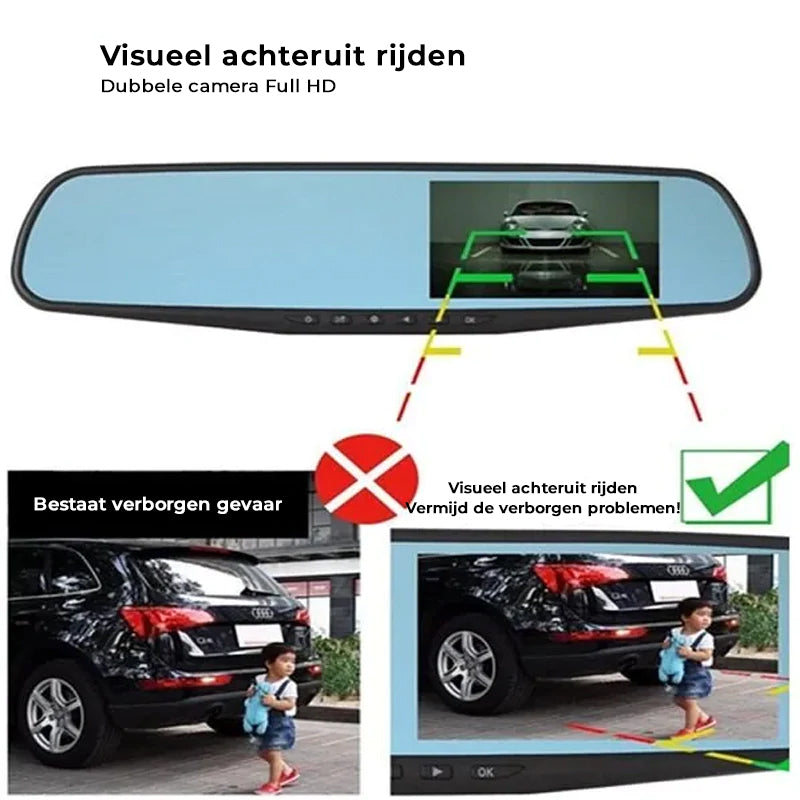 LCD DVR Video Dash Cam Recorder(SD-kaart moet apart worden aangeschaft)