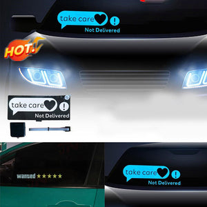 Lichtgevende autostickers