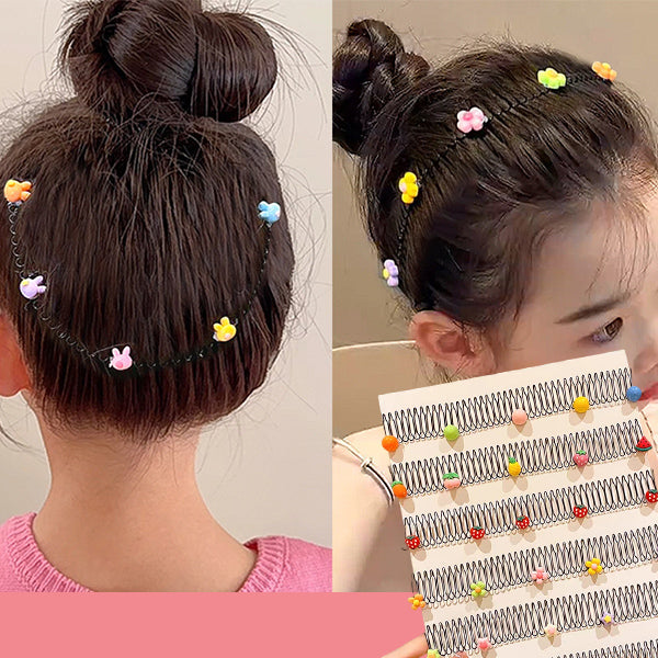 Rekbare onzichtbare haarclips