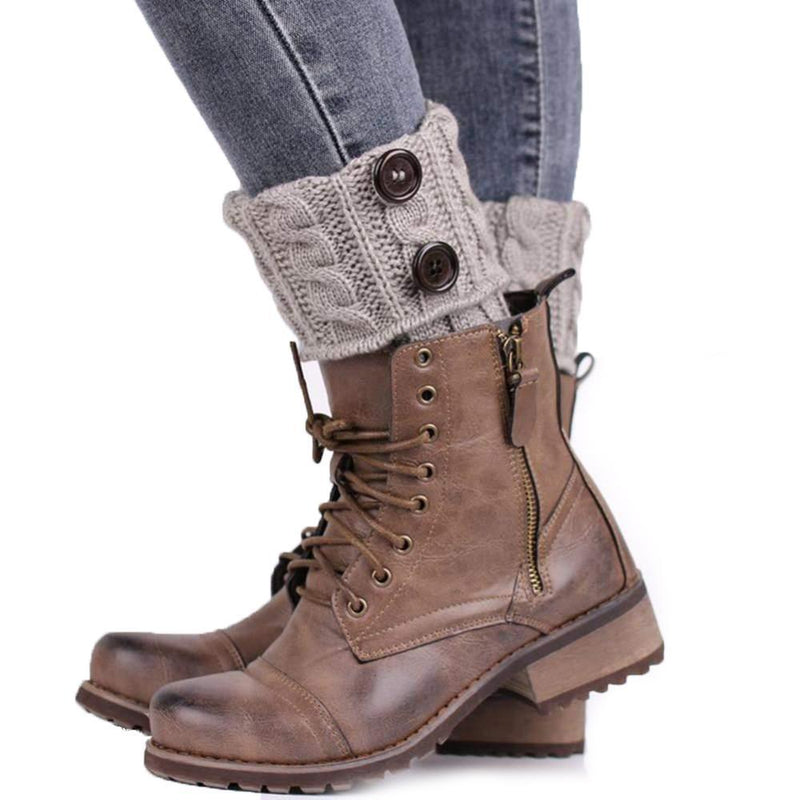 Knit boot toppers