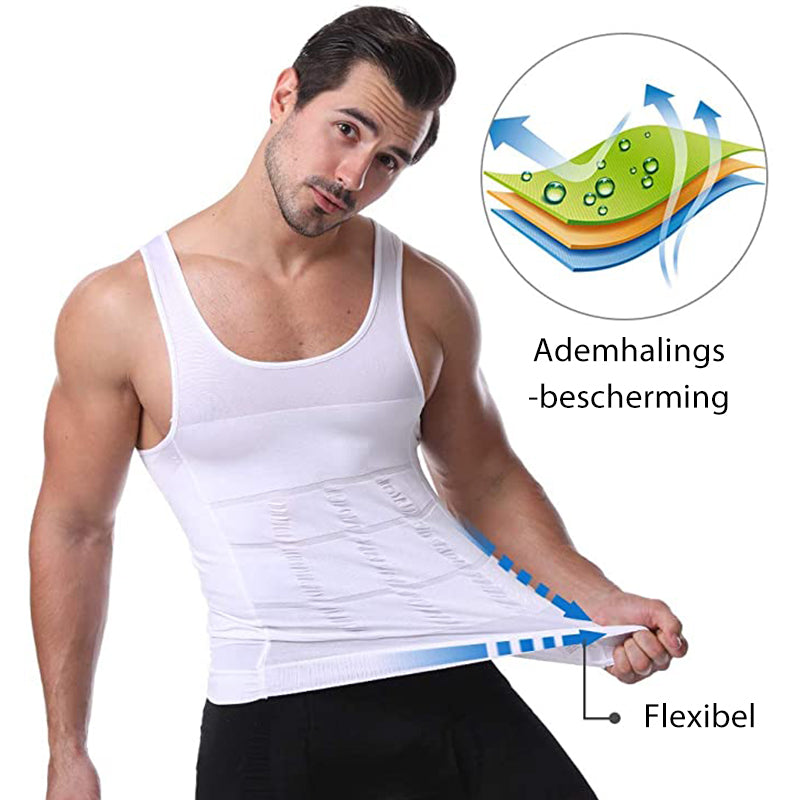 Body Shaping Zomer Vest voor Mannen