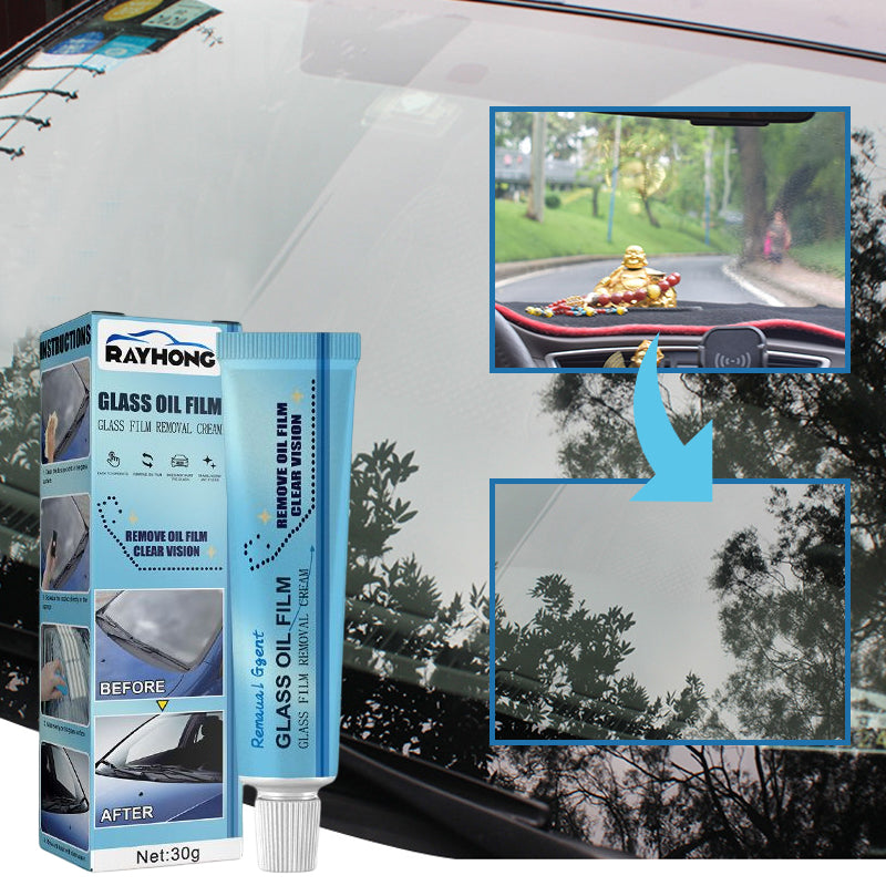 Auto glas olie film reiniger