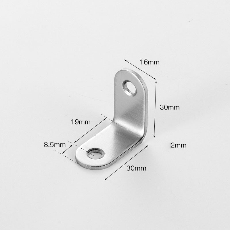 4-pack roestvrijstalen hoekbeugels