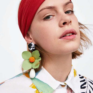 Moderen Bloem Oorbel