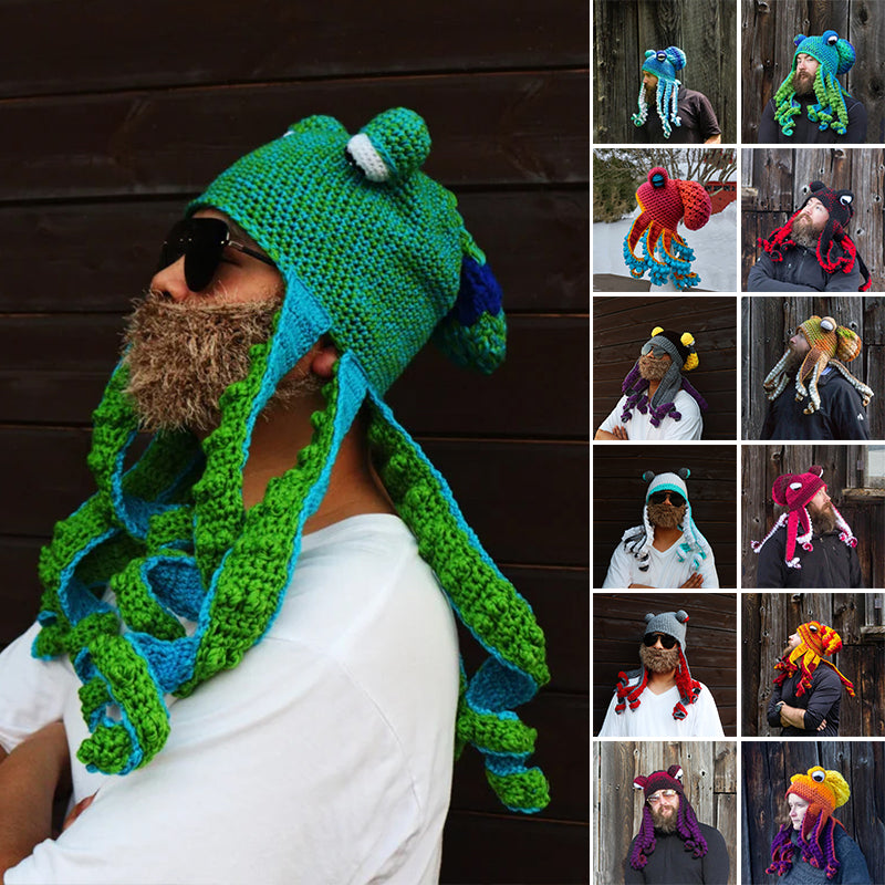 Gehaakte Octopus Hoed