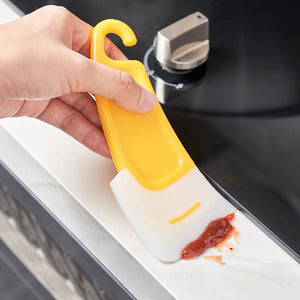 Keuken siliconen reinigingsschraper
