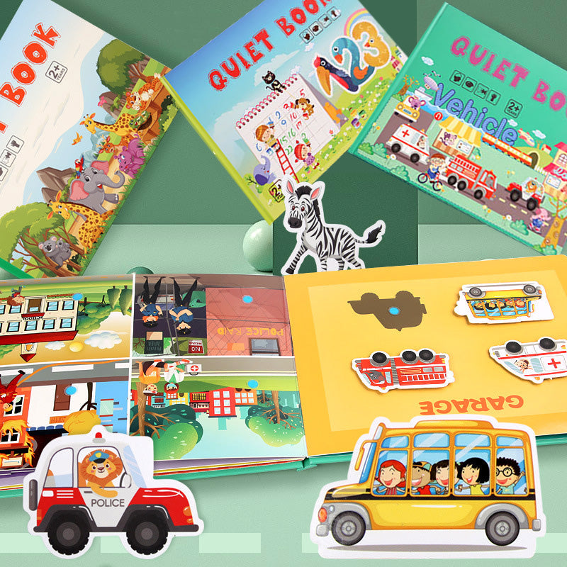 Druk boek voor kind om leervaardigheden te ontwikkelen