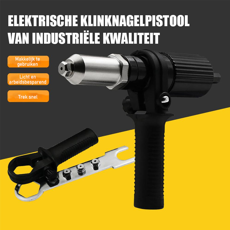 Professionele klinknagelpistooladapterset 🛠Met 4 stuks verschillende mondstukbouten