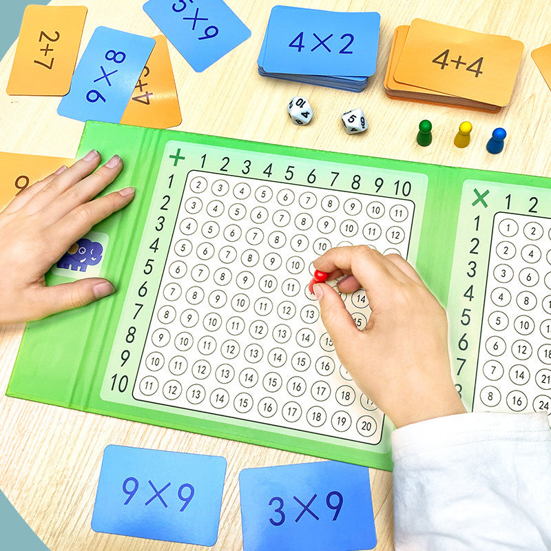 Vermenigvuldigen en optellen spellen