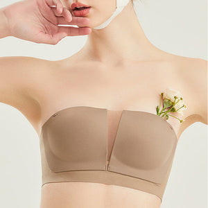 Antislip 3D-liftende en rimpelende naadloze beha uit één stuk