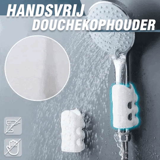 Handsfree douchekophouder