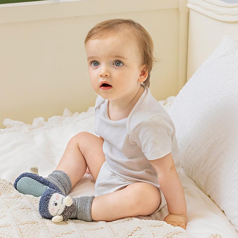 Warme vloersokken voor baby's