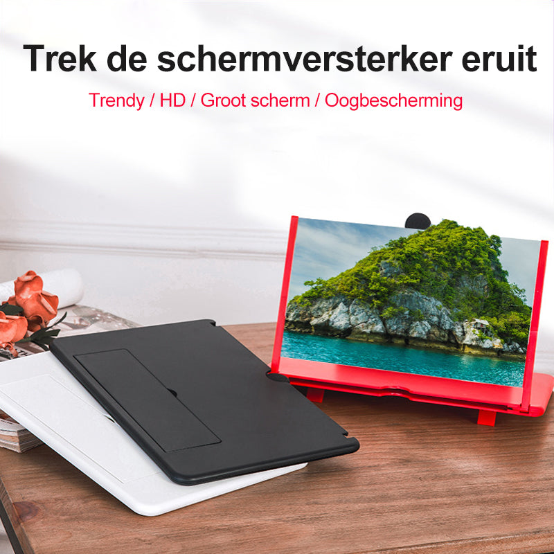 Uittrekbare telefoonschermversterker