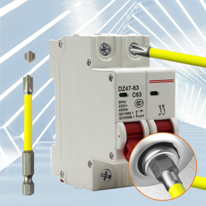 Kruis- en sleuf schroevendraaier bits voor elektriciens