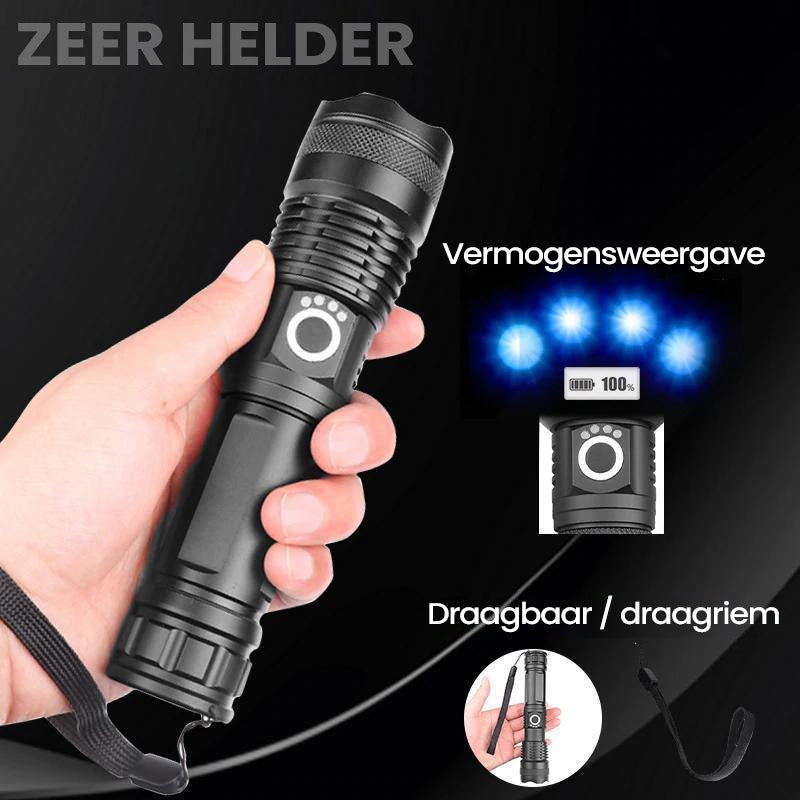 Krachtig LED-zaklamp