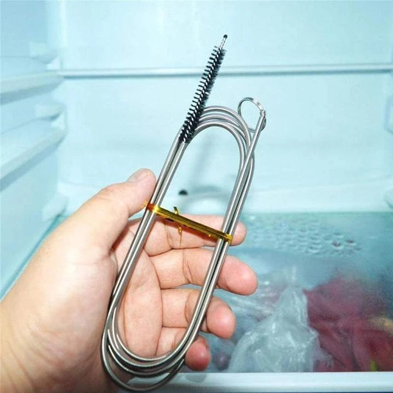 Mini-baggerborstel voor koelkastreiniging