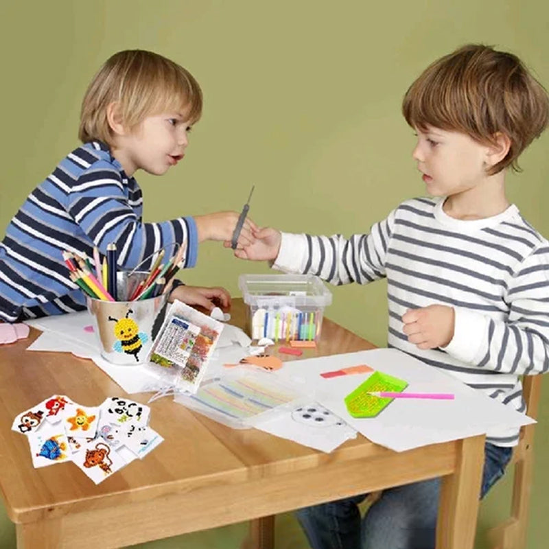 DIY kinderen gratis stok cartoon diamant schilderij