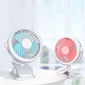Draagbare stille clipventilator met 360 ° rotatie