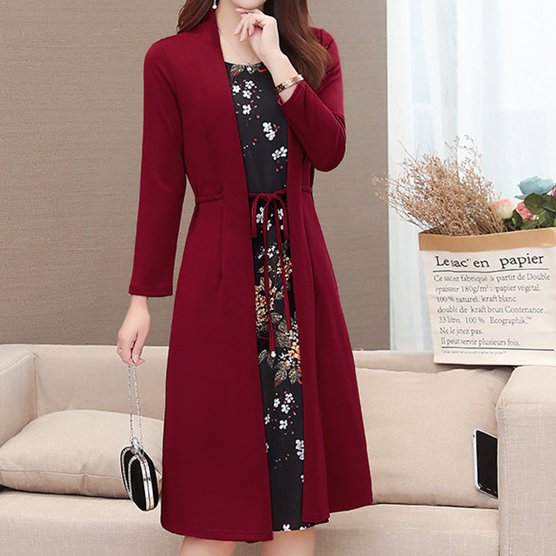 TWEEDELIGE JURK MET TEMPERAMENT