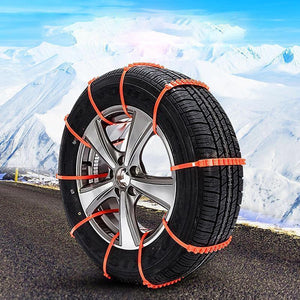 Antislip sneeuwkettingen met ritssluiting