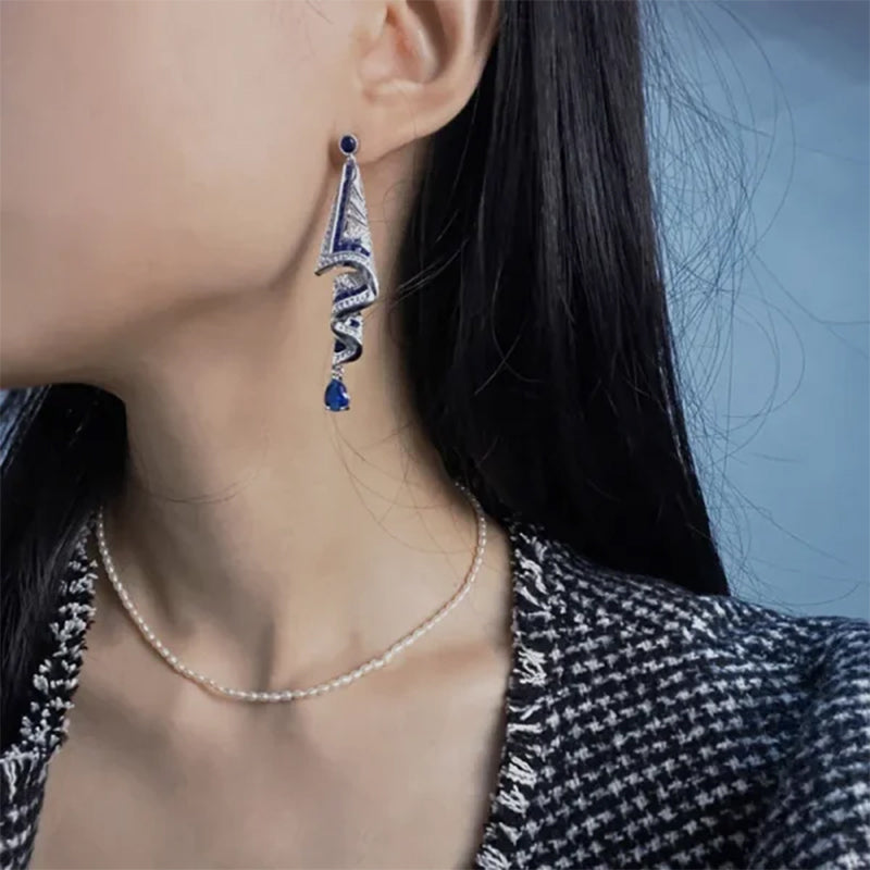 Vintage satijnen Oorknopjes