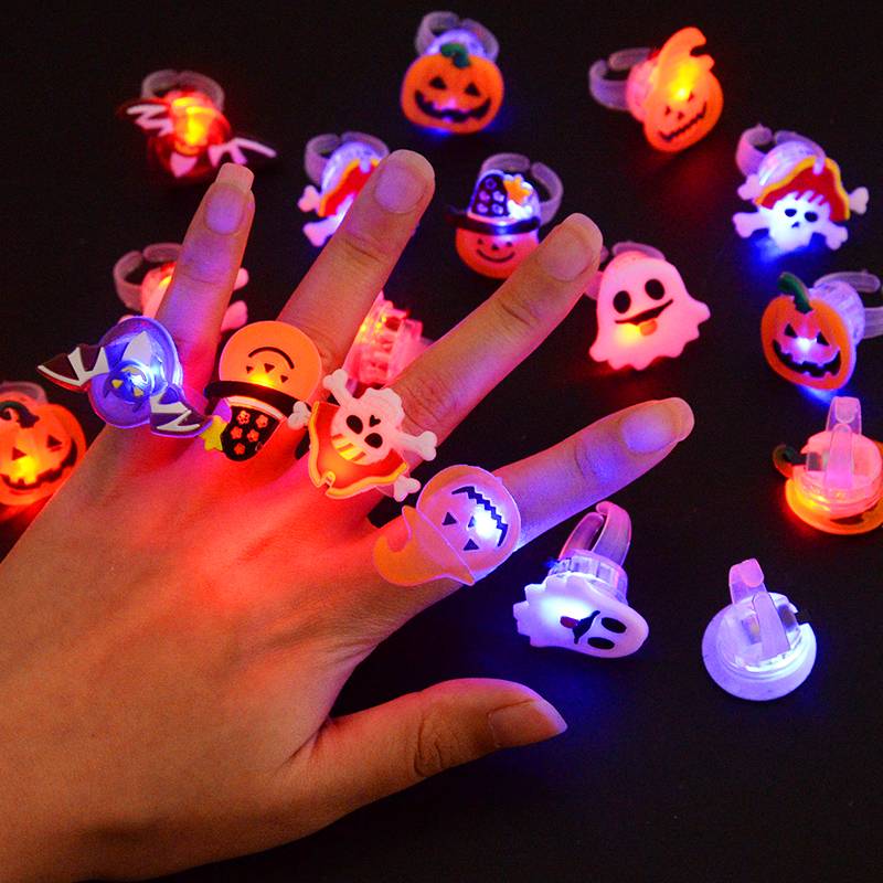 Halloween Glow Ring en broche