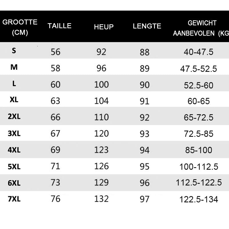 Losse broek in grote maten