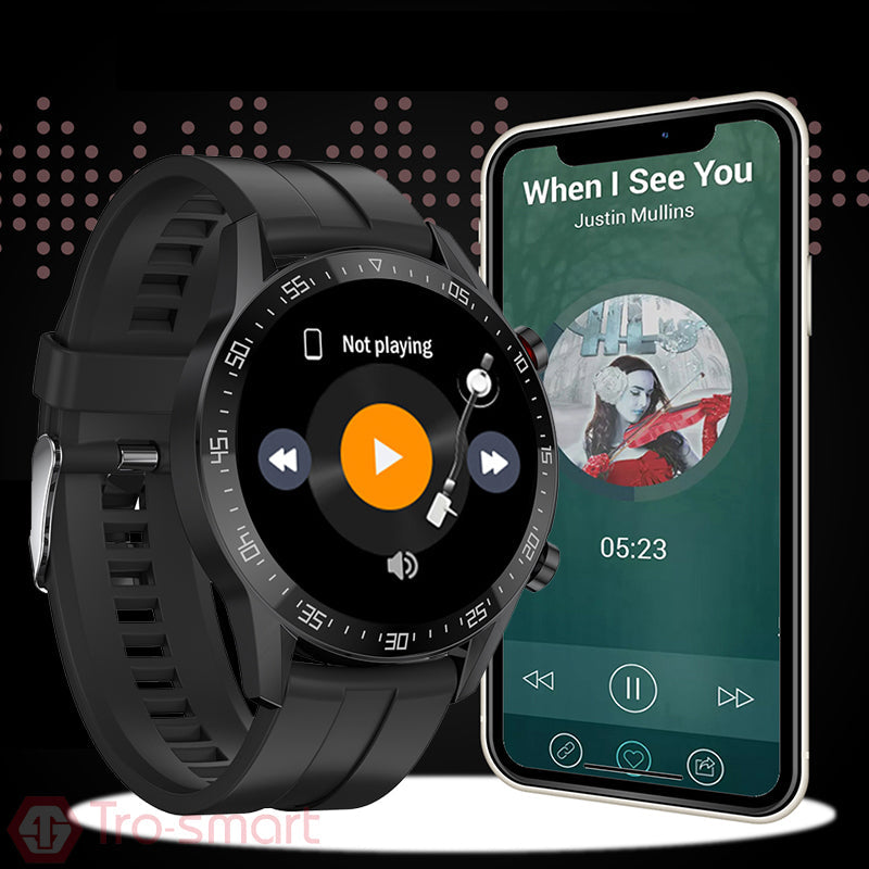 Multifunctionele Bluetooth Talk Casual smartwatch