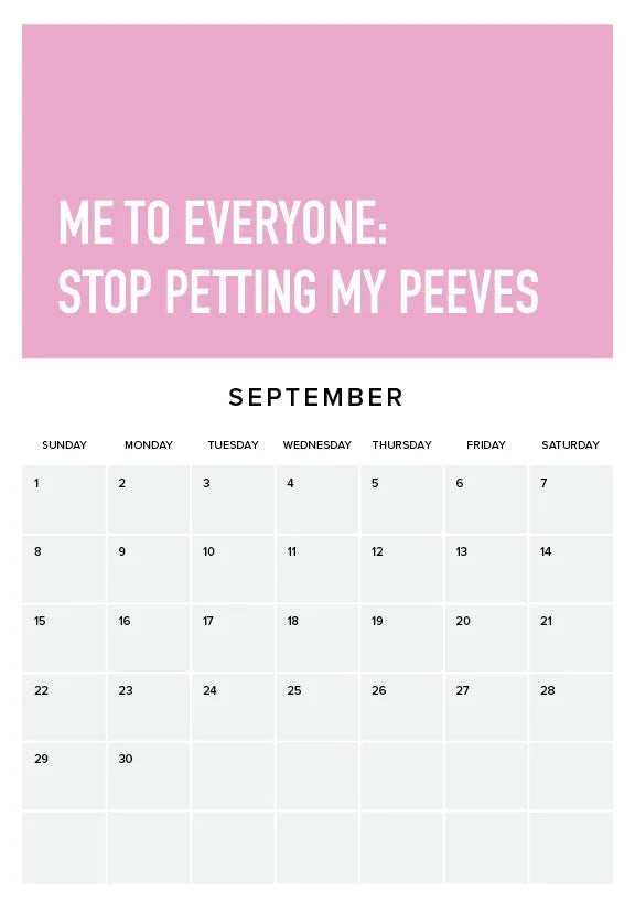 Volwassen worden is moeilijk Kalender 2024