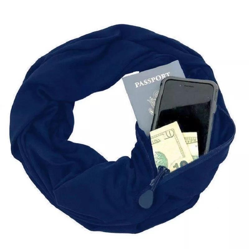 Warme Muffler met verborgen zak voor de winter