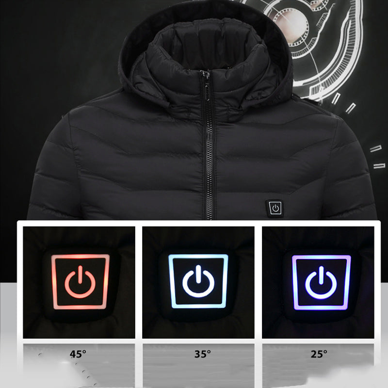 Verwarmd puffer jacket