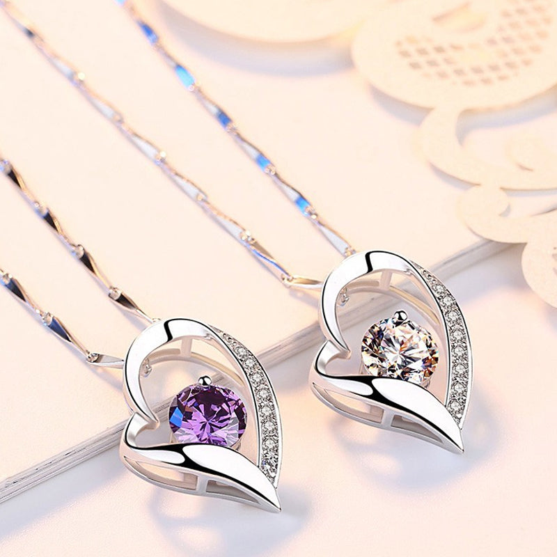 Ketting met kristallen hart