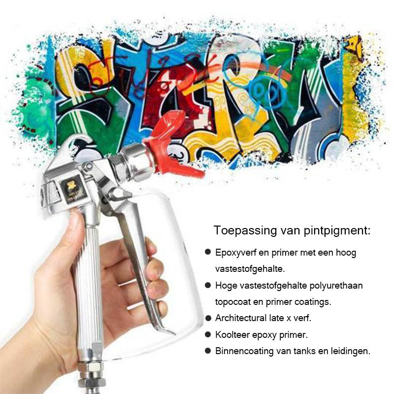 Magische verfspuitgereedschappen