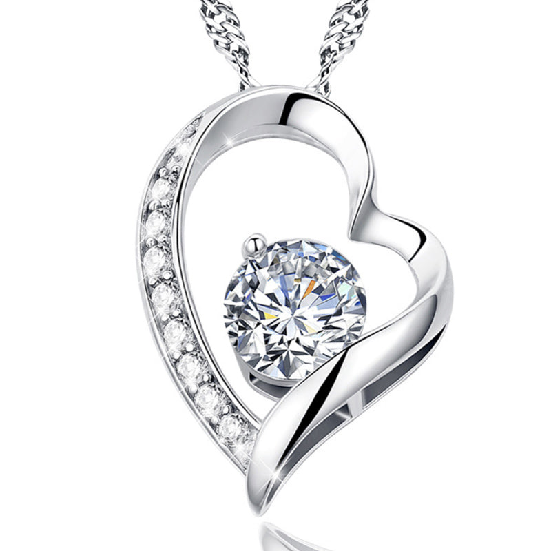 Ketting met kristallen hart