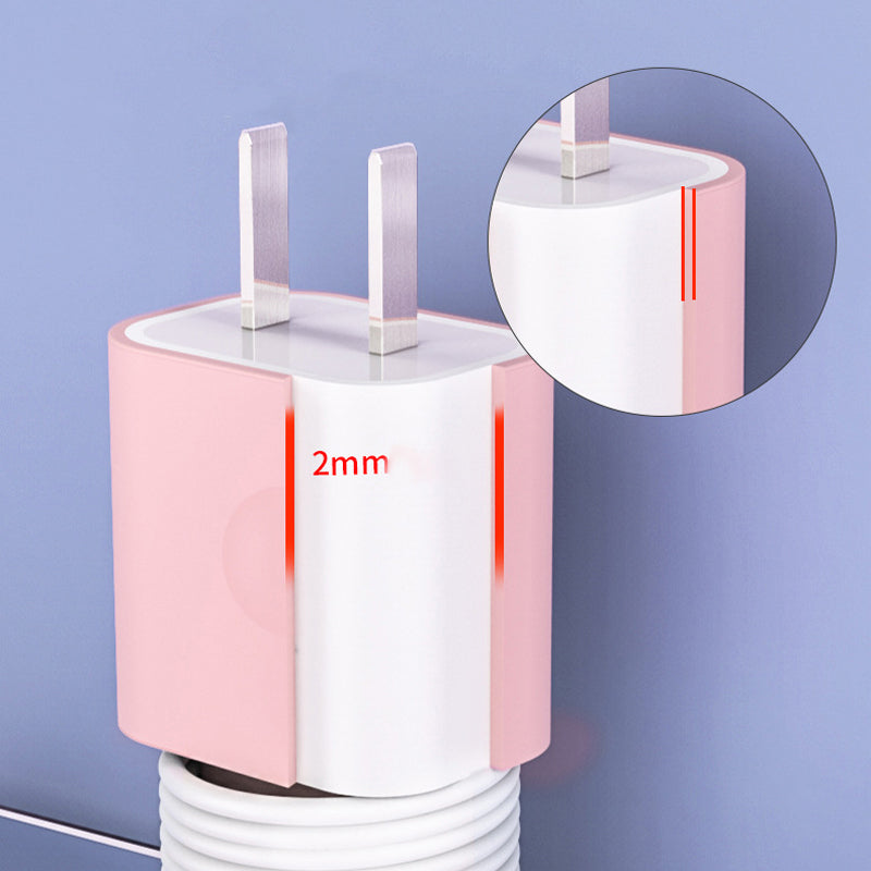 2 in 1 siliconen oplader beschermer