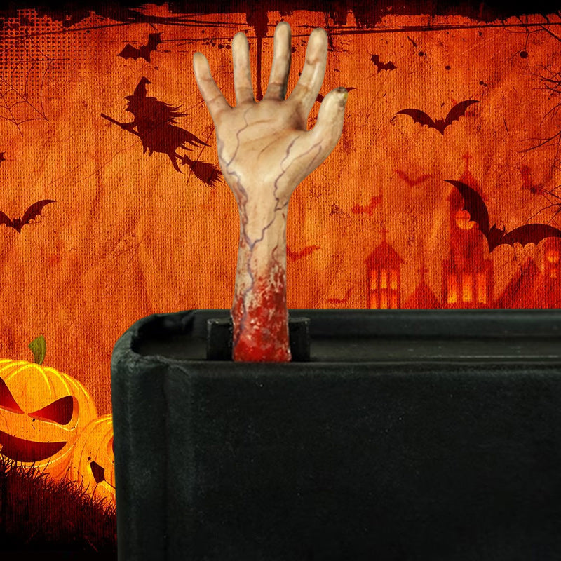 Halloween Ornamenten Enge Hand Bladwijzer