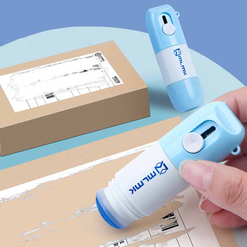 Correctievloeistof voor thermisch papier met Unboxing-mes