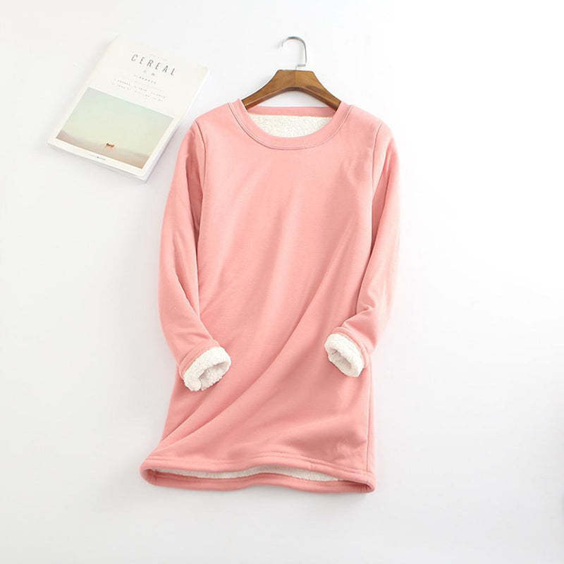 Casual Warm sweatshirt met ronde hals