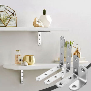 4-pack roestvrijstalen hoekbeugels