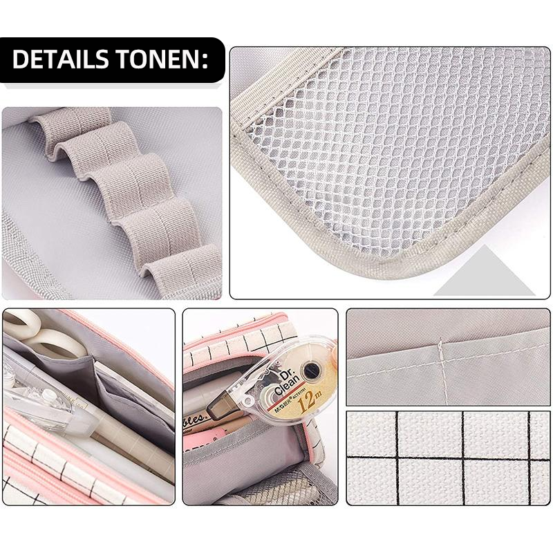 Grote etui van canvas