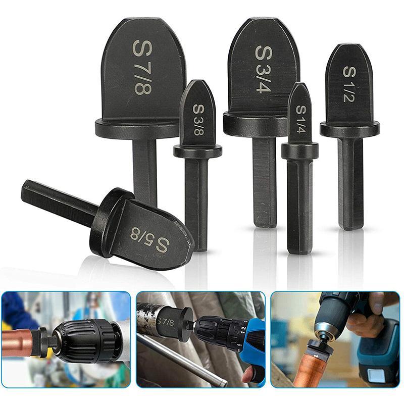 Boorset met smeed gereedschap