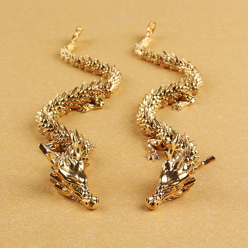 Gouden Draak met beweegbare gewrichten