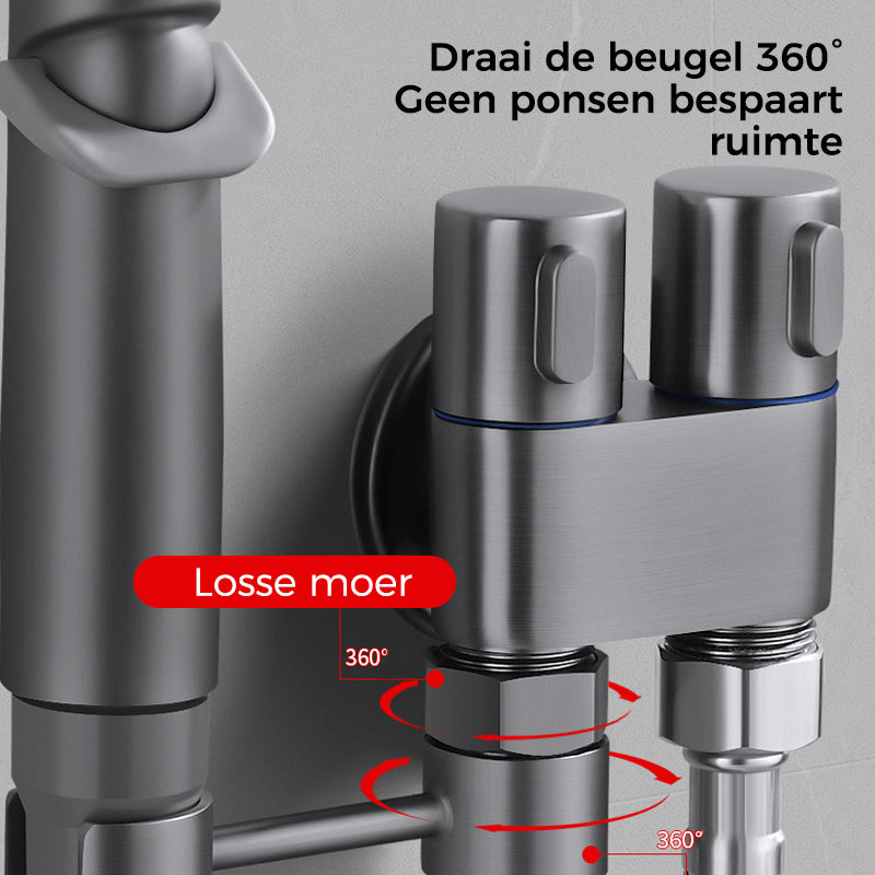 Minidouche met dubbele bediening