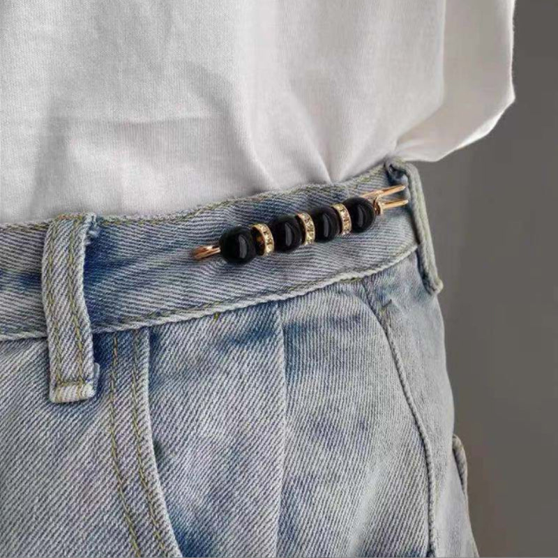 Fancy strass parels veiligheidsspeld broche