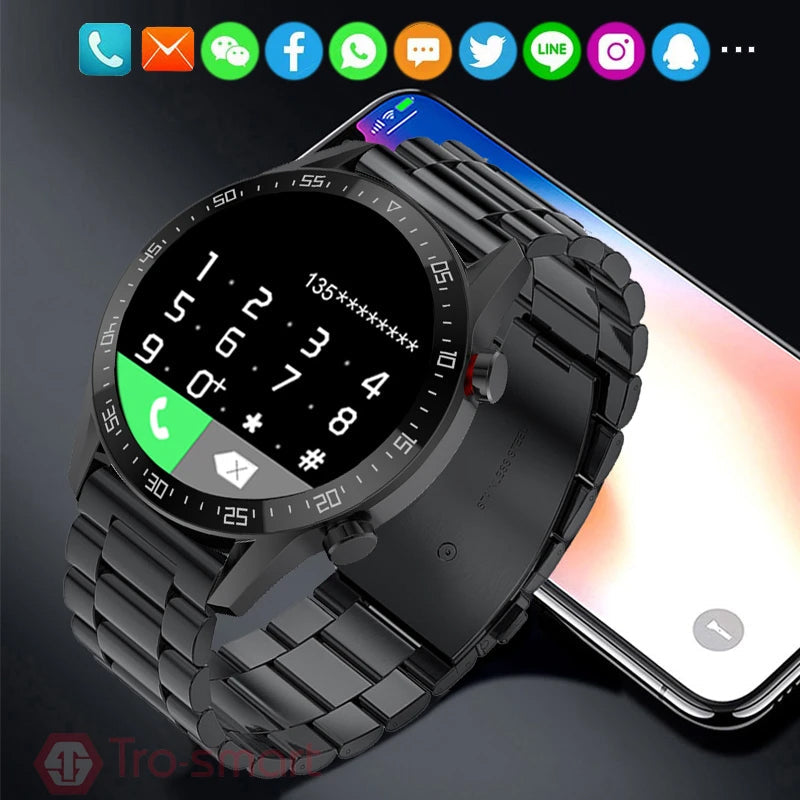 Multifunctionele Bluetooth Talk Casual smartwatch