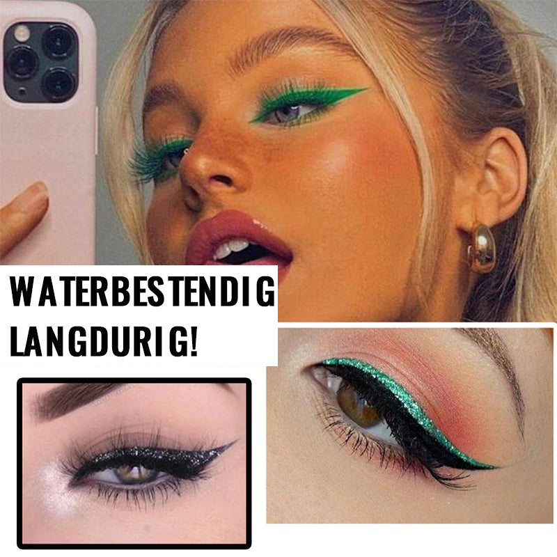 Herbruikbare eyeliner- en wimperstickers (4 paar)