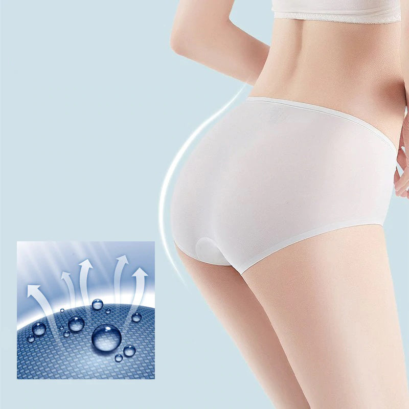 Doorschijnend ondergoed gemaakt van ijszijde