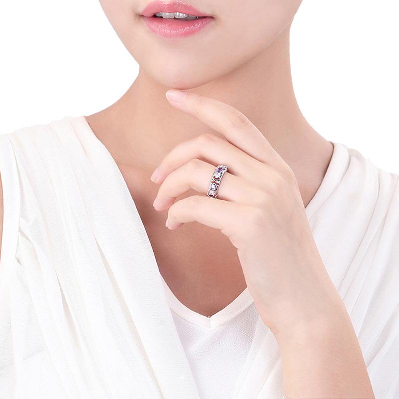 Verguld Dichroïsche Ingelegde Zirkoon Ring Succes