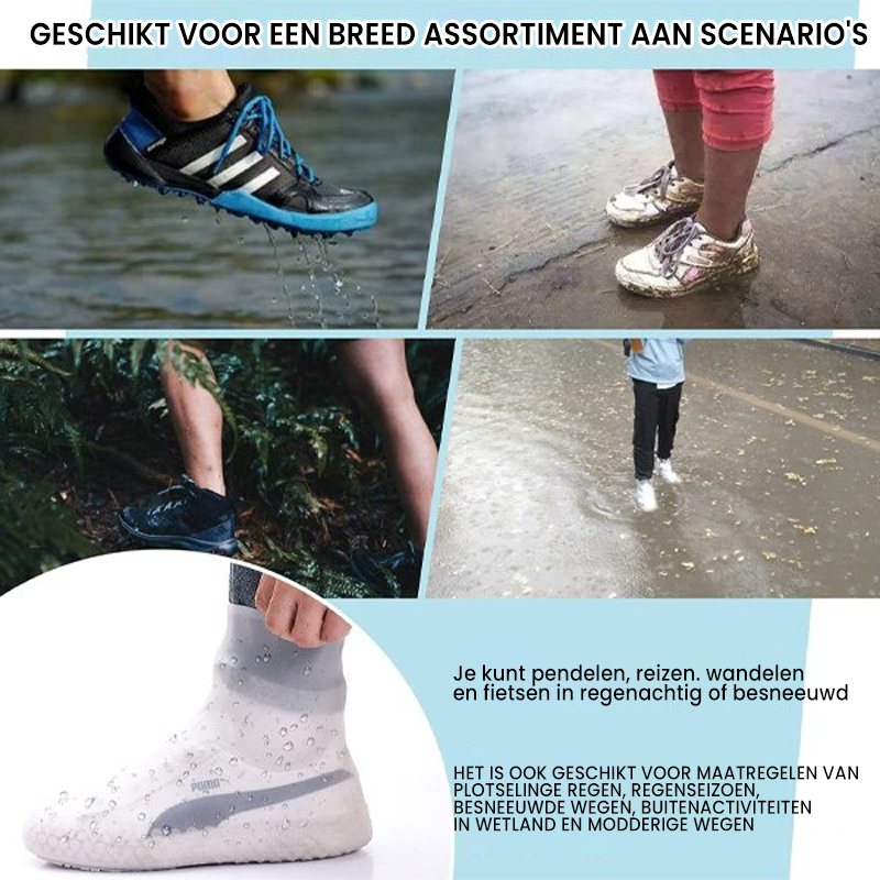 Waterdichte en antislip schoenovertrek