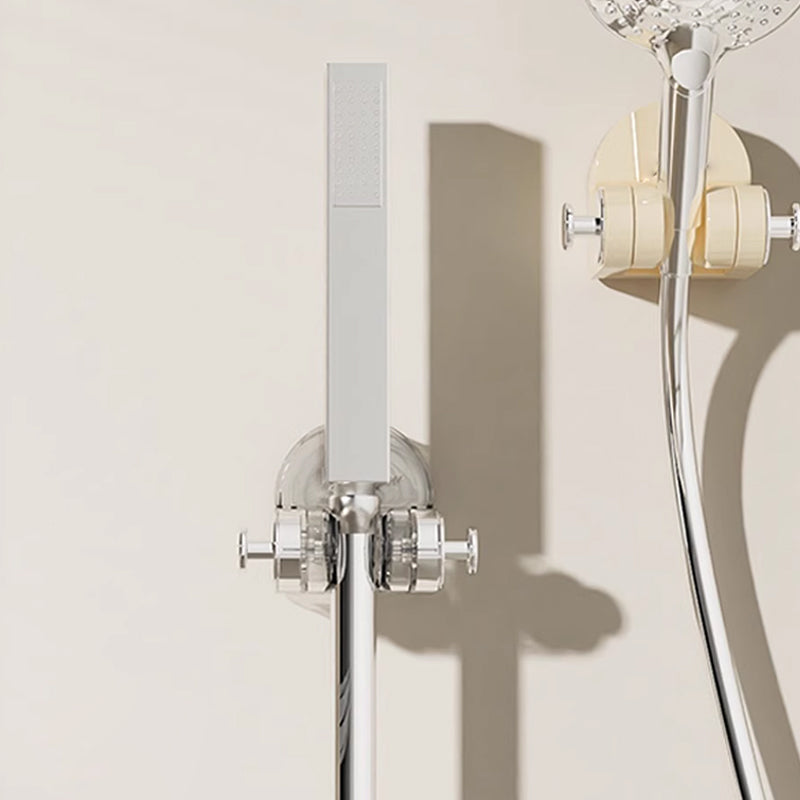 Geïntegreerd doucherek met zuignap